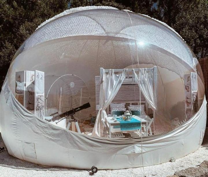 Burbujas Astronomicas Albarari Sanxenxo Hotel Exterior photo